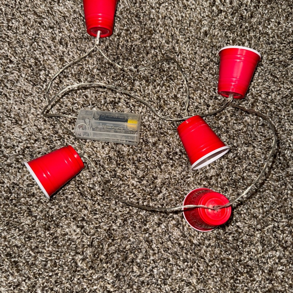 Red Cup String Lights